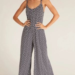 Z Supply Solstice Ditsy Jumpsuit in Shadow XS